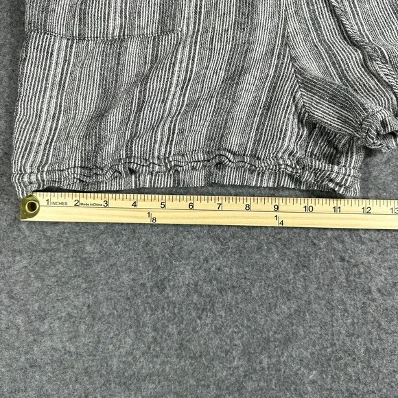 Kelly Renee Women's Striped Sleeveless Romper Drawstring Waist Pockets Casual - Picture 7 of 11